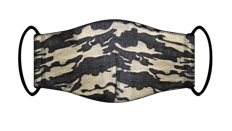 Large Re-usable 3-Layer Face Mask (pack of 2) Denim Cammo Large Re-usable 3-Layer Face Mask (pack of 2) Denim Cammo
